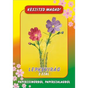 Kép 2/2 - Papírfigura egységcsomag, LEPKEVIRÁG