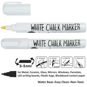 Kép 5/7 - White Chalk krétafilctoll 3-5 mm fehér