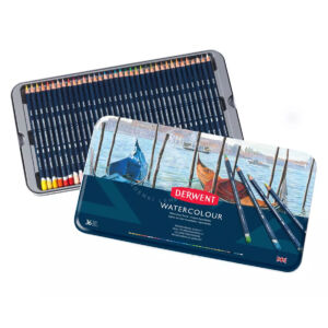 Kép 2/4 - Derwent színes akvarell ceruza készlet, 36 szín