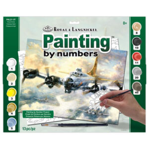 Kép 2/2 - Számozott kifestő - Repülőgép