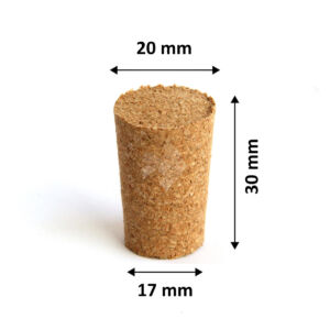 Kép 2/3 - Parafa dugó 30x20/17 mm 5 db