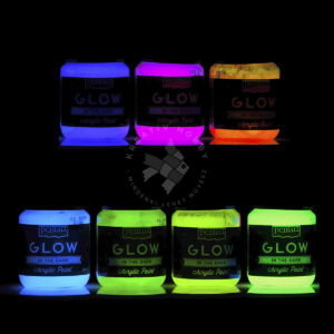 Kép 2/4 - GLOW sötétben világító akrilfesték 30ml ZÖLD