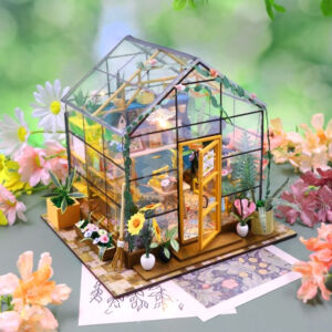 Kép 2/7 - miniatűr házikó - Napfényes üvegház