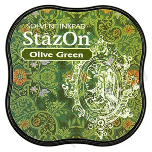 Kép 1/3 - Stazon MIDI oldószeres festékpárna - Oliva