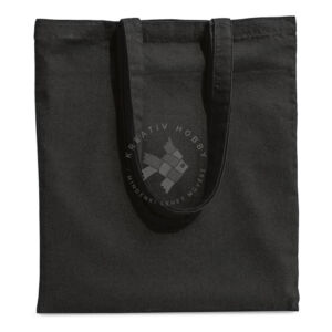 Kép 1/4 - vászon bevásárlószatyor fekete