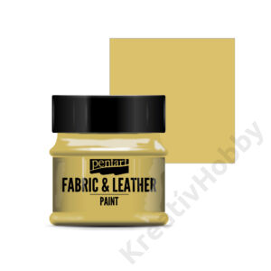 Kép 1/6 - Pentart Textil és bőrfesték 50 ml világosbarna