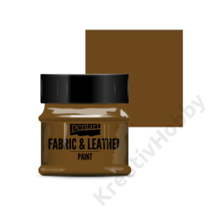 Kép 1/6 - Pentart Textil és bőrfesték 50 ml sötétbarna