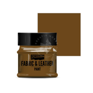 Kép 1/6 - Pentart Textil és bőrfesték 50 ml sötétbarna