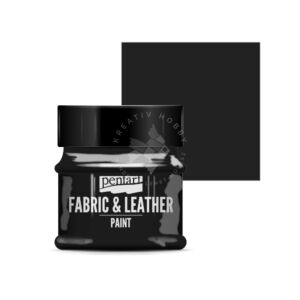 Kép 1/6 - Pentart Textil és bőrfesték 50 ml fekete