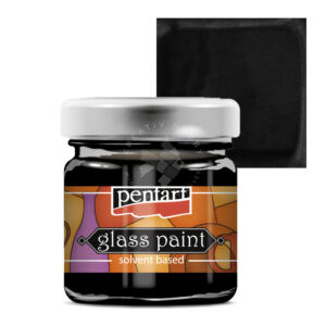 Kép 1/2 - Üvegfesték fekete oldószeres