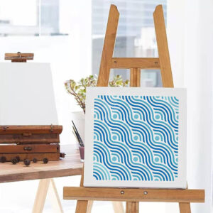 Kép 4/6 - Stencil 18x18cm, hullámok