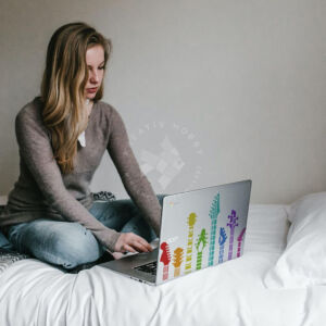 Kép 5/5 - Stencil 21x29,7cm, gitár mintás