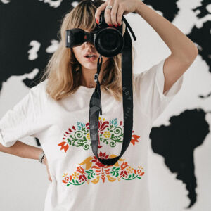 Kép 3/4 - Stencil 30x30cm, népi mintás