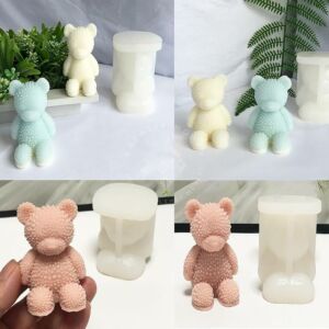 Kép 2/4 - Mackó szilikon öntőforma, modellező anyagokhoz