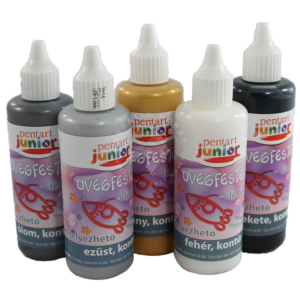 Kép 3/9 - PJ lehúzható üvegfesték 80 ml arany kontúr