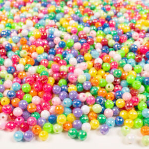 Kép 2/2 - Gyöngykészlet, műanyag kristálygolyó 700db