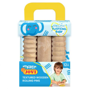 Kép 1/4 - JOVI My First - Mintázó henger gyurmához fából, 3db
