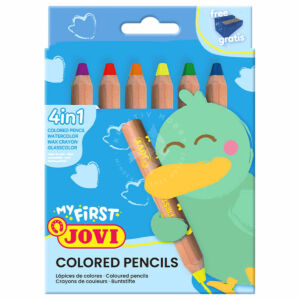 Kép 1/7 - JOVI My First - Első ceruzáim 6db/készlet, hegyezővel