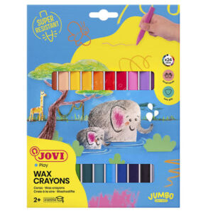 Kép 1/4 - JOVI Jumbo háromszögletű zsírkréta 24db/készlet