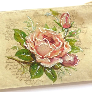 Kép 7/7 - pentart kontúr textilen csillogó rózsa