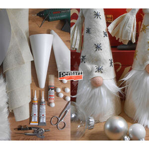 Kép 3/7 - pentart kontúr karácsonyi manó