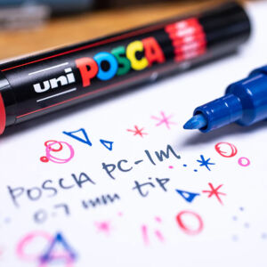 Kép 2/4 - uni posca festékfilctoll 1M minta