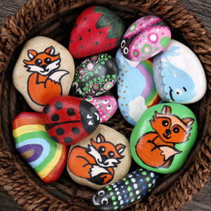 Kép 6/6 - Uni Posca festékfilctoll kavicsok