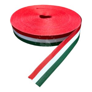 Kép 1/2 - Nemzeti színű szalag, 3,8 cm széles, 1 méter
