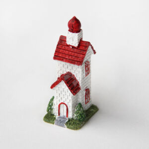 Kép 2/2 - Házikó 5x4cm, csillogó tetejű