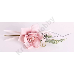 Kép 1/2 - Művirág rózsa pick indával, halványlila 26cm