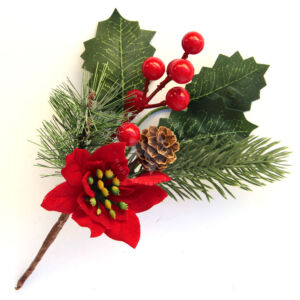 Kép 1/2 - Karácsonyi betűző mikulásvirággal 21cm