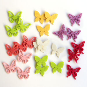 Kép 1/2 - Filcfigura - színes lepkék 24db