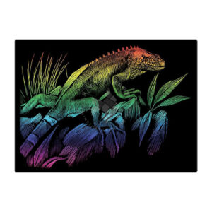 Kép 1/2 - Mini karckép szivárványos - Iguana