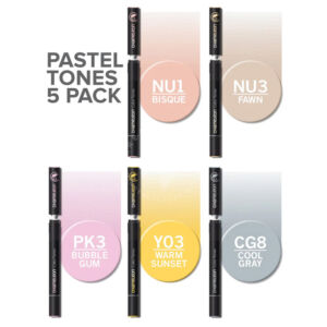 Kép 3/4 - Chameleon színárnyalat filctoll pasztell színek