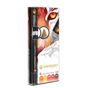 Kép 1/4 - Chameleon Color Tones marker, 5 db – meleg árnyalatok