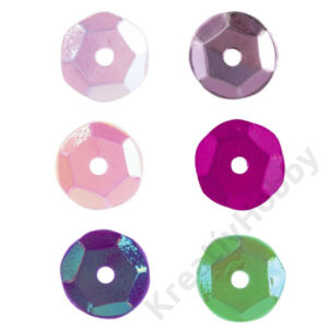 Kép 3/3 - flitter csomag rózsaszín pink 6x7g