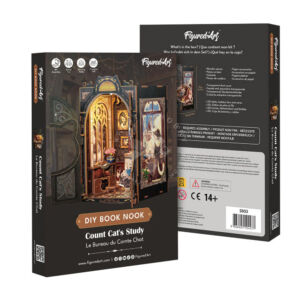 Kép 3/6 - Book Nook - Gróf cica dolgozószobája