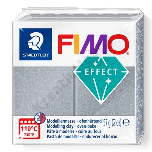 Kép 1/2 - FIMO Effect süthető gyurma, metál ezüst