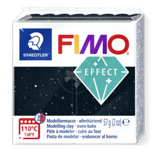 Kép 1/4 - Fimo Effect süthető gyurma, fekete gránit