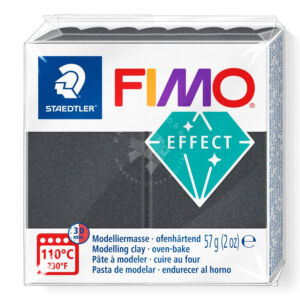 Kép 1/3 - Fimo Effect süthető gyurma metál acélszürke