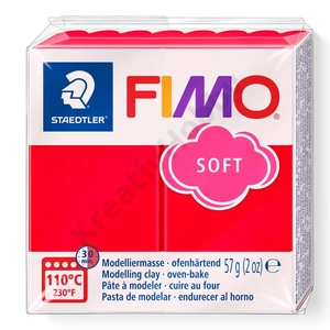 Kép 1/9 - FIMO Soft süthető gyurma - Piros