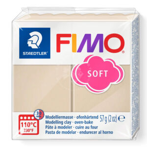 Kép 1/9 - FIMO Soft süthető gyurma - Homokszín