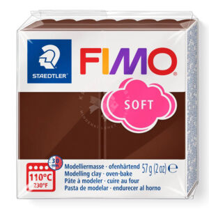 Kép 1/5 - FIMO Soft süthető gyurma - Csokoládé