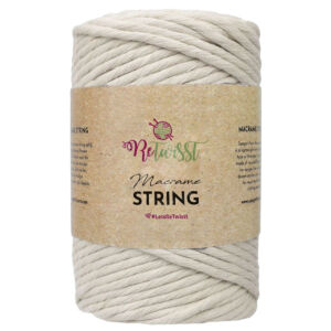 Kép 1/6 - Makraméfonal 5mm elefántcsont