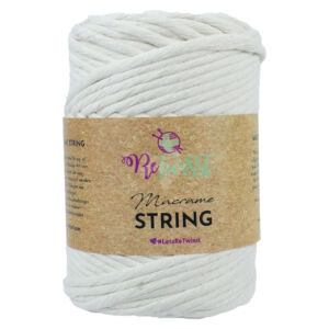 Kép 1/6 - Makraméfonal 5mm fehér