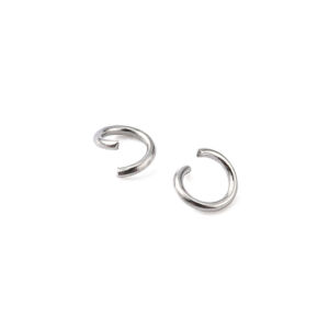 Kép 1/2 - Nemesacél szerelőkarika 6mm, 10db/cs