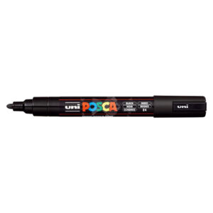 Kép 1/5 - UNI POSCA PC-5M FEKETE 