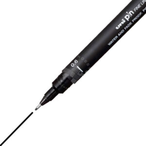 Kép 1/2 - UNI PIN rajzmarker fekete 0,6 mm