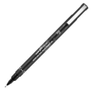Kép 2/2 - UNI PIN rajzmarker fekete 0,6 mm