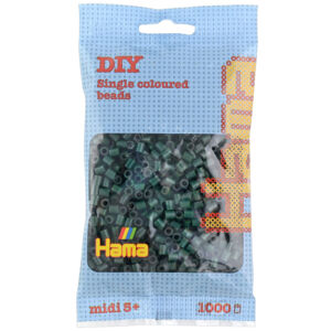 Kép 1/6 - HAMA midi vasalható gyöngy, SÖTÉTZÖLD 1000db